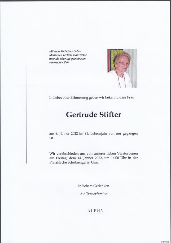 Gertrude Stifter